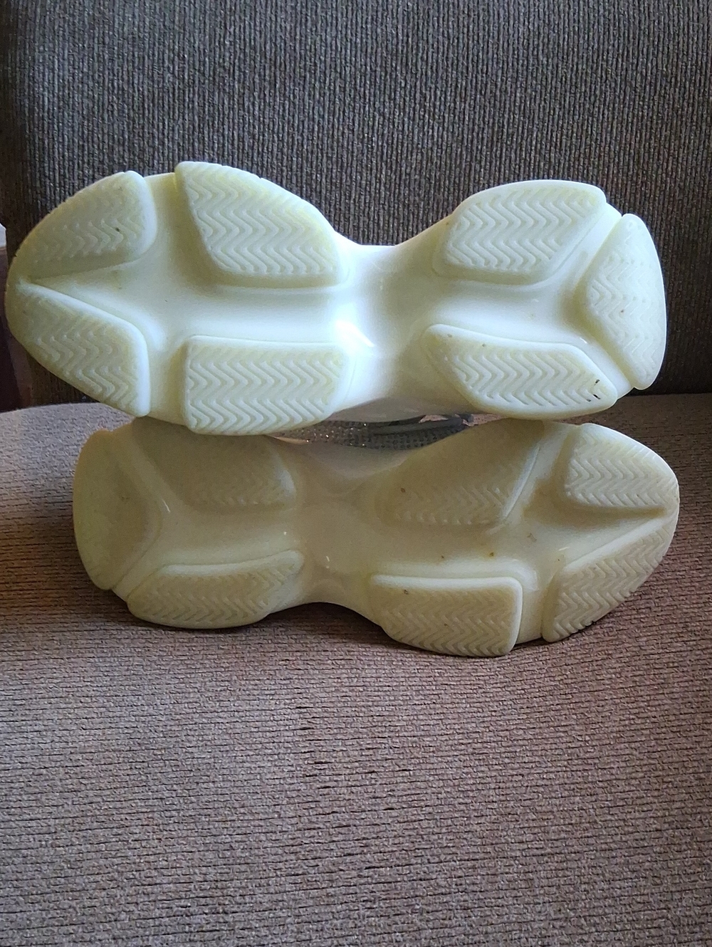 Steve Madden White Rhinestone Sneakers - Picture 7 of 9